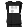 Women's Flowy Muscle Tee With Rolled Cuffs Thumbnail