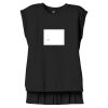 Women's Flowy Muscle Tee With Rolled Cuffs Thumbnail