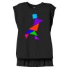 Women's Flowy Muscle Tee With Rolled Cuffs Thumbnail