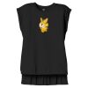 Women's Flowy Muscle Tee With Rolled Cuffs Thumbnail