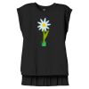 Women's Flowy Muscle Tee With Rolled Cuffs Thumbnail
