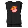 Women's Flowy Muscle Tee With Rolled Cuffs Thumbnail