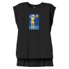 Women's Flowy Muscle Tee With Rolled Cuffs Thumbnail