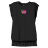 Women's Flowy Muscle Tee With Rolled Cuffs Thumbnail