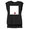 Women's Flowy Muscle Tee With Rolled Cuffs Thumbnail