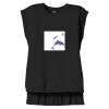 Women's Flowy Muscle Tee With Rolled Cuffs Thumbnail