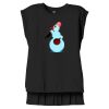 Women's Flowy Muscle Tee With Rolled Cuffs Thumbnail