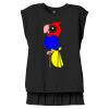 Women's Flowy Muscle Tee With Rolled Cuffs Thumbnail