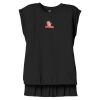 Women's Flowy Muscle Tee With Rolled Cuffs Thumbnail