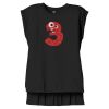 Women's Flowy Muscle Tee With Rolled Cuffs Thumbnail