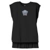 Women's Flowy Muscle Tee With Rolled Cuffs Thumbnail