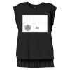 Women's Flowy Muscle Tee With Rolled Cuffs Thumbnail