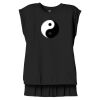 Women's Flowy Muscle Tee With Rolled Cuffs Thumbnail