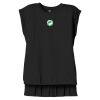 Women's Flowy Muscle Tee With Rolled Cuffs Thumbnail