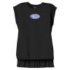 Women's Flowy Muscle Tee With Rolled Cuffs Thumbnail