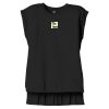 Women's Flowy Muscle Tee With Rolled Cuffs Thumbnail