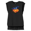 Women's Flowy Muscle Tee With Rolled Cuffs Thumbnail