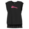 Women's Flowy Muscle Tee With Rolled Cuffs Thumbnail