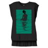 Women's Flowy Muscle Tee With Rolled Cuffs Thumbnail