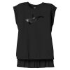Women's Flowy Muscle Tee With Rolled Cuffs Thumbnail
