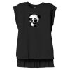 Women's Flowy Muscle Tee With Rolled Cuffs Thumbnail