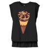 Women's Flowy Muscle Tee With Rolled Cuffs Thumbnail