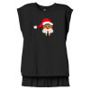 Women's Flowy Muscle Tee With Rolled Cuffs Thumbnail