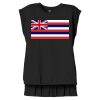 Women's Flowy Muscle Tee With Rolled Cuffs Thumbnail