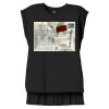 Women's Flowy Muscle Tee With Rolled Cuffs Thumbnail