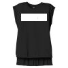 Women's Flowy Muscle Tee With Rolled Cuffs Thumbnail