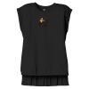 Women's Flowy Muscle Tee With Rolled Cuffs Thumbnail