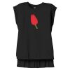 Women's Flowy Muscle Tee With Rolled Cuffs Thumbnail