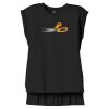 Women's Flowy Muscle Tee With Rolled Cuffs Thumbnail