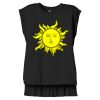 Women's Flowy Muscle Tee With Rolled Cuffs Thumbnail