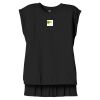 Women's Flowy Muscle Tee With Rolled Cuffs Thumbnail