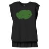 Women's Flowy Muscle Tee With Rolled Cuffs Thumbnail