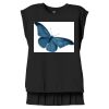 Women's Flowy Muscle Tee With Rolled Cuffs Thumbnail