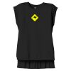 Women's Flowy Muscle Tee With Rolled Cuffs Thumbnail