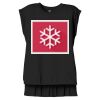 Women's Flowy Muscle Tee With Rolled Cuffs Thumbnail