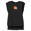 Women's Flowy Muscle Tee With Rolled Cuffs Thumbnail