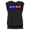 Women's Flowy Muscle Tee With Rolled Cuffs Thumbnail