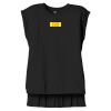 Women's Flowy Muscle Tee With Rolled Cuffs Thumbnail