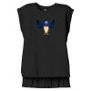 Women's Flowy Muscle Tee With Rolled Cuffs Thumbnail