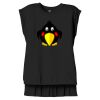 Women's Flowy Muscle Tee With Rolled Cuffs Thumbnail