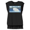 Women's Flowy Muscle Tee With Rolled Cuffs Thumbnail