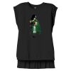 Women's Flowy Muscle Tee With Rolled Cuffs Thumbnail