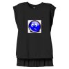 Women's Flowy Muscle Tee With Rolled Cuffs Thumbnail