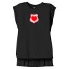 Women's Flowy Muscle Tee With Rolled Cuffs Thumbnail