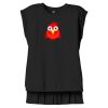 Women's Flowy Muscle Tee With Rolled Cuffs Thumbnail
