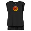 Women's Flowy Muscle Tee With Rolled Cuffs Thumbnail